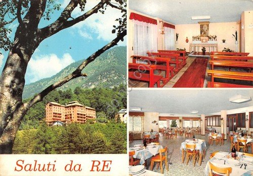 Cartolina Re Casa di cura Immacolata di Maria vedute (Novara) | Immagine principale