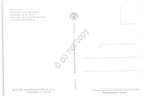 Cartolina Recanati Panorama Aereo (Macerata) | Immagine Gallery 2