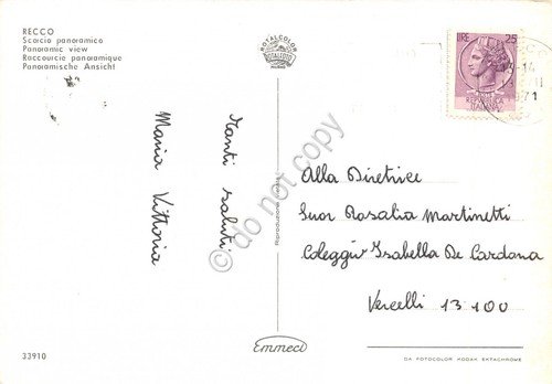 Cartolina Recco panorama parziale 1971 (Genova) | Immagine Gallery 2