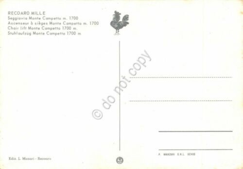 Cartolina Recoaro Mille Seggiovia Monte Campetto | Immagine Gallery 2