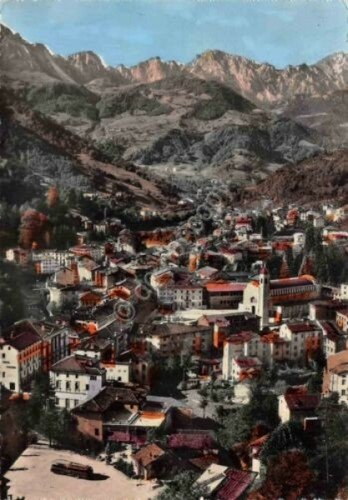 Cartolina Recoaro Terme veduta del centro