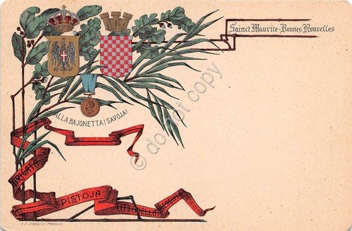 Cartolina Reggimentale 35° e 36° Reggimento Fanteria Brigata Pistoia | Immagine principale