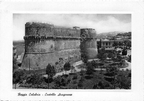 Cartolina Reggio Calabria Castello Aragonese 1952 | Immagine principale