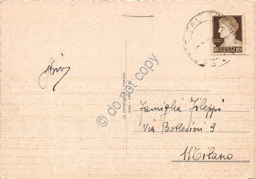 Cartolina Reggio Calabria Duomo Animata anni '30