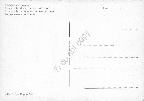 Cartolina Reggio Calabria Lungomare e Lido | Immagine Gallery 2
