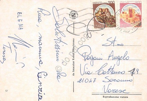 Cartolina Reggio Calabria Marina di Gioiosa vedutine