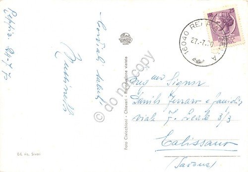 Cartolina Reppia Panorama 1975