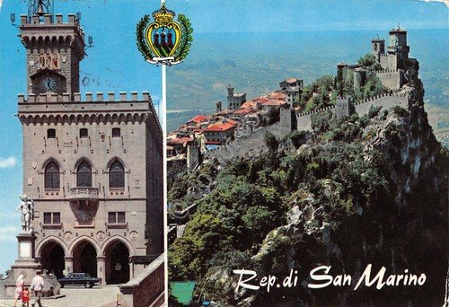 Cartolina Repubblica di San Marino 2 vedute | Immagine principale