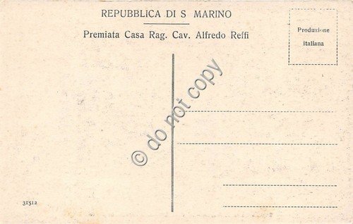 Cartolina Repubblica San Marino Gran sala del Consiglio Generale