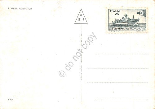 Cartolina Riccione Camping Fontanelle Pin up vedute varie anni '70