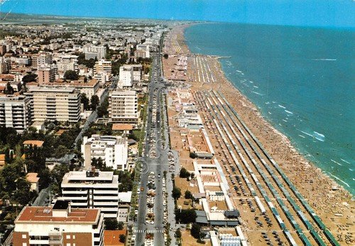 Cartolina Riccione panorama aereo 1971 (Rimini) | Immagine principale