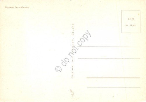 Cartolina Richetto lo scolaretto | Immagine Gallery 2