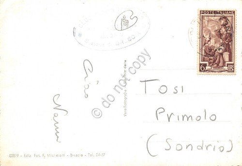 Cartolina Rifugio Berni Cime Tresero e San Matteo Passo di …