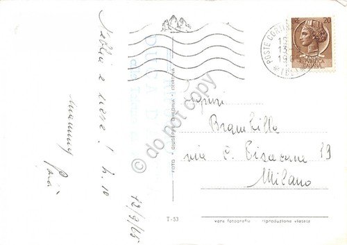 Cartolina Rifugio Duca D'Aosta verso le Tofane 1965 | Immagine Gallery 2