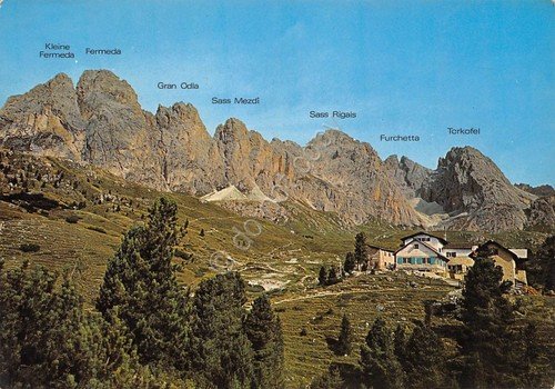 Cartolina Rifugio Firenze timbri al retro (Bolzano) | Immagine principale