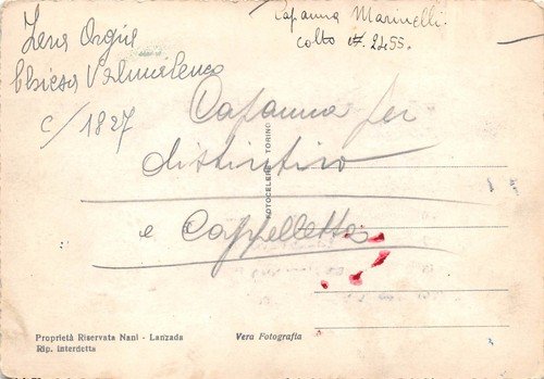 Cartolina Rifugio Marinelli Gruppo Bernina