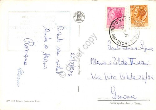 Cartolina Rifugio Vittorio Emanuele II vedute fauna 1975 Timbro rifugio … | Immagine Gallery 2