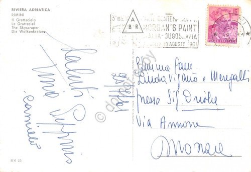 Cartolina Rimini Grattacielo insegna Motta 1961 | Immagine Gallery 2