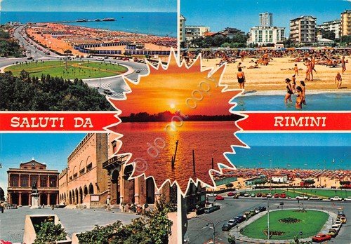 Cartolina Rimini vedute | Immagine principale