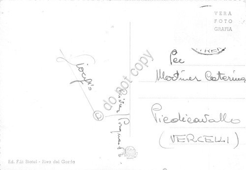 Cartolina Riva Gardesana Occidentale strada dall'alto anni '50 | Immagine Gallery 2