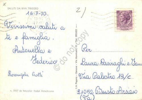 Cartolina Riva Trigoso vedute 1970 (Genova) | Immagine Gallery 2