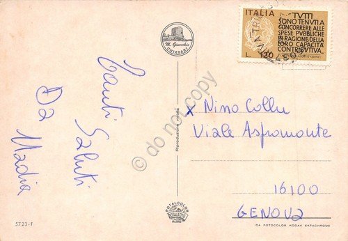 Cartolina Riva Trigoso vedute (Genova)