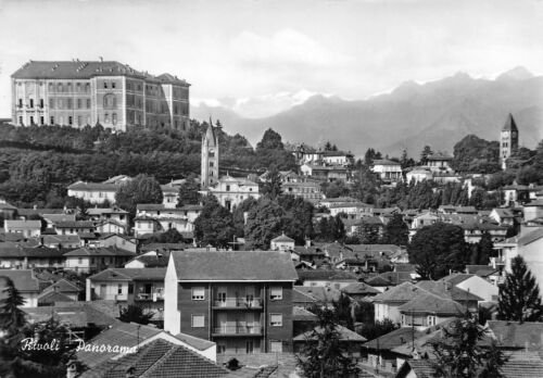 Cartolina Rivoli Torinese Panorama