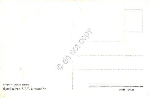 Cartolina Rocca Grimalda 2° Mostra dolcetto d'Ovada 1970 illustrata | Immagine Gallery 2