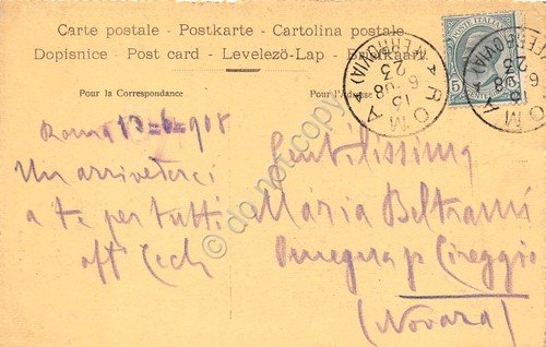 Cartolina Roma Basilica di San Paolo Ed Risi 1908 | Immagine Gallery 2