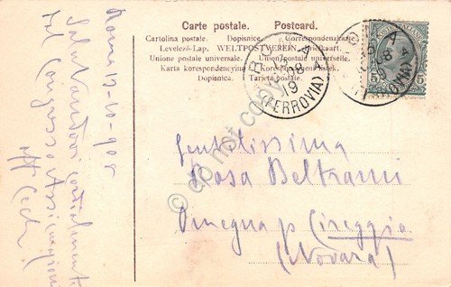 Cartolina Roma Basilica Santa Maria Maggiore Richter 1908 | Immagine Gallery 2