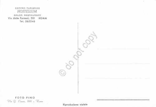 Cartolina Roma Centro turistico Hostellum sala da pranzo
