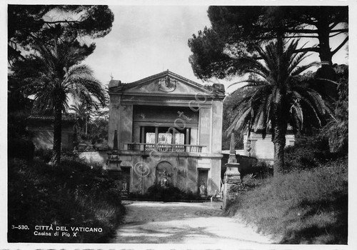 Cartolina Roma Città del Vaticano Casina di Pio X Timbro …