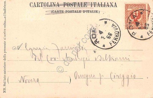 Cartolina Roma Cupola di san Pietro vista dagli Osti Vaticani …