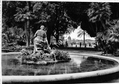 Cartolina Roma Fontana del Mosè al Pincio 1938 | Immagine principale