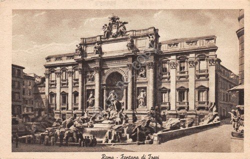 Cartolina Roma Fontana di Trevi Ed Marcucci