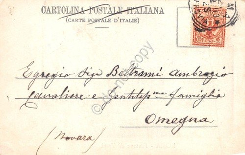 Cartolina Roma Fontana di Trevi n. 8 1903 | Immagine Gallery 2