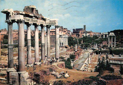 Cartolina Roma Foro Traiano Timbro a targhetta Softball Italia Cina … | Immagine Gallery 2