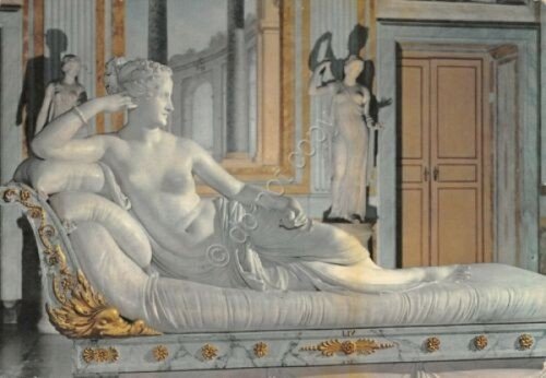 Cartolina Roma Galleria Borghese Sala I Paolina Borghese timbro a … | Immagine principale