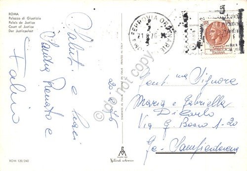 Cartolina Roma Palazzo di Giustizia 1976 | Immagine Gallery 2