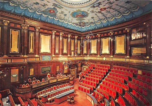 Cartolina Roma Palazzo Madama Aula delle Sedute Senato della Repubblica … | Immagine principale
