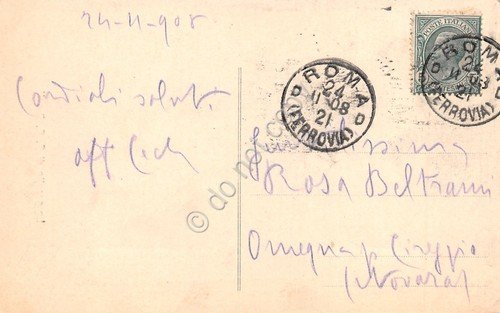 Cartolina Roma Papa Pio X Le sorelle 1908 | Immagine Gallery 2