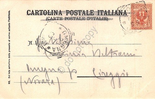 Cartolina Roma Piazza San Pietro Benedizione Papale 1905