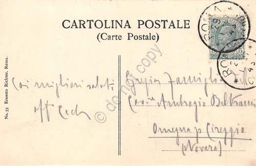 Cartolina Roma San Pietro dal Pulvinare Imperiale 1900 circa | Immagine Gallery 2