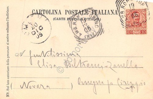 Cartolina Roma Santa Maria in Trastevere 1908 | Immagine Gallery 2