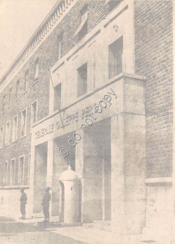 Cartolina Roma Scuola Genio Collegamenti entrata Caserma | Immagine principale