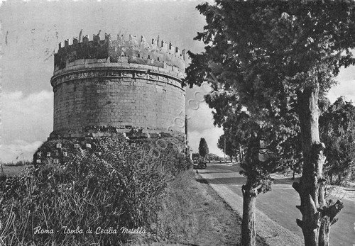 Cartolina Roma Tomba Matella timbro a targhetta Rete elettrica Italiana … | Immagine Gallery 2