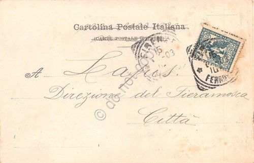 Cartolina Roma Via Appia Antica 1910