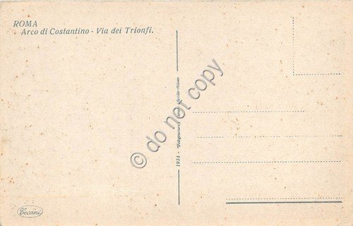 Cartolina Roma Via dei Trionfi animata auto d'epoca | Immagine Gallery 2