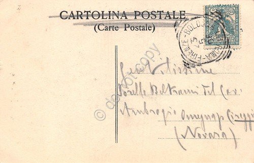 Cartolina Roma Via Sacra con Palazzo dei Cesari 1906 | Immagine Gallery 2