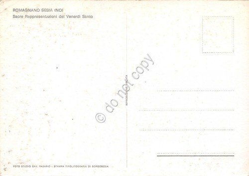 Cartolina Romagnano Sesia Sacre Rappresentazioni del Venerdì Santo animata 2 … | Immagine Gallery 2